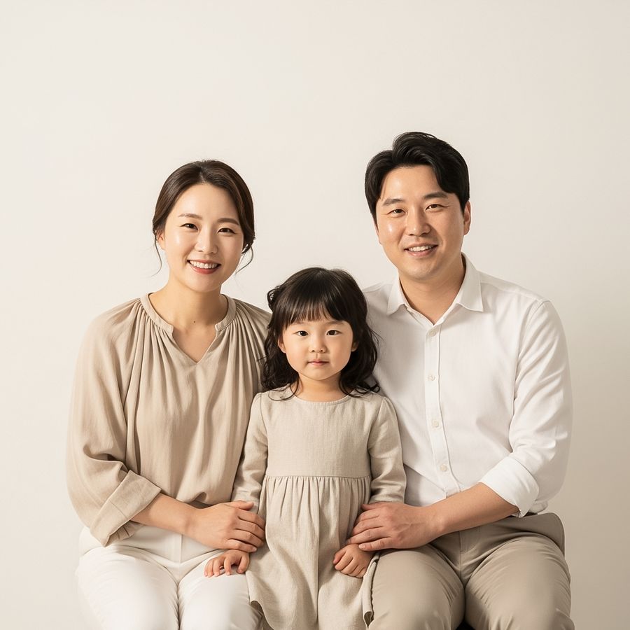 몽크사진관 가족사진 샘플 10