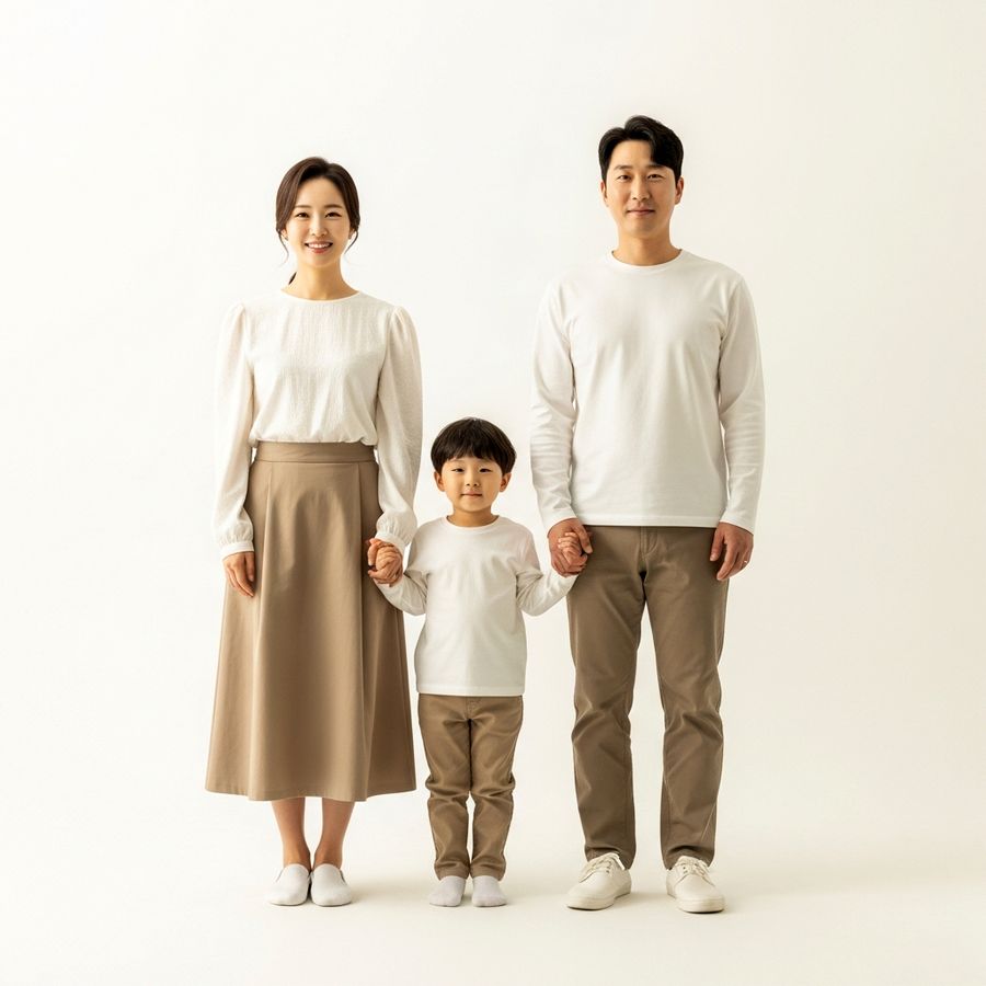 몽크사진관 가족사진 샘플 11