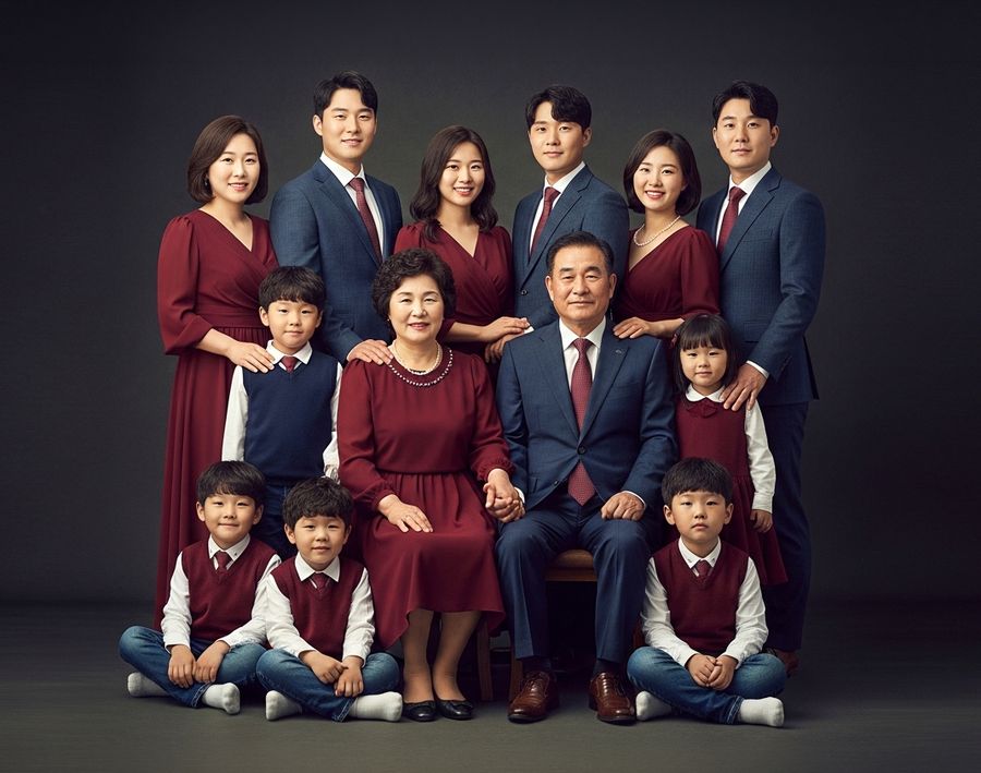 몽크사진관 가족사진 샘플 23