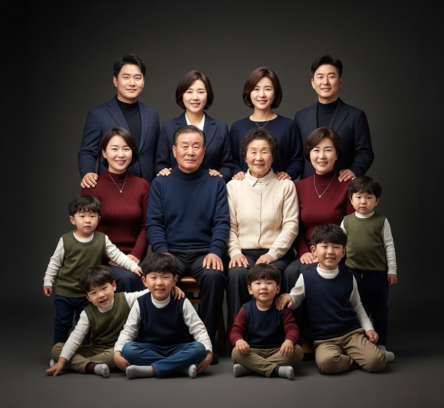 몽크사진관 가족사진 샘플 24