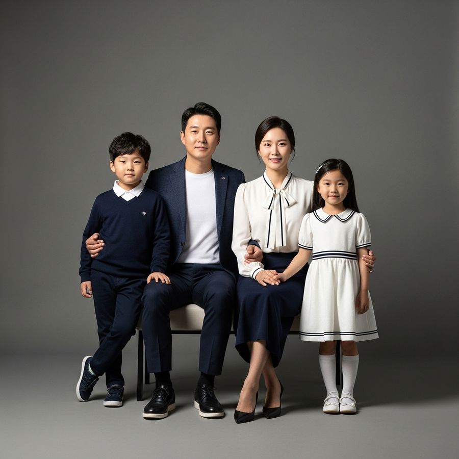 몽크사진관 가족사진 샘플 33