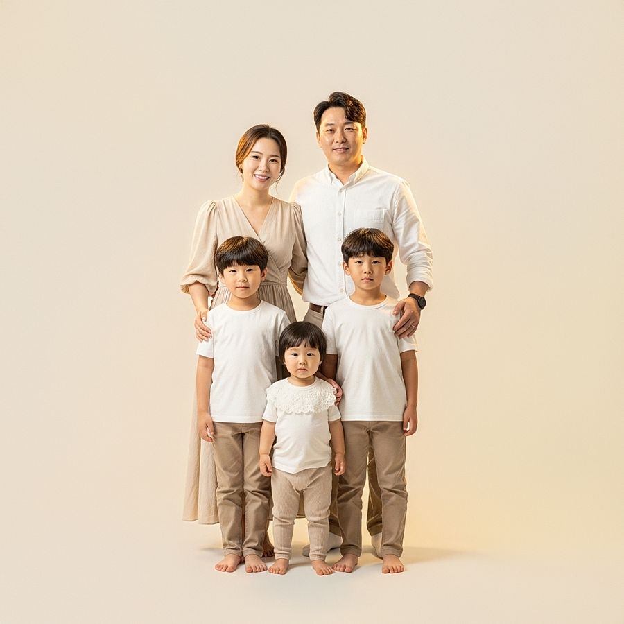 몽크사진관 가족사진 샘플 5