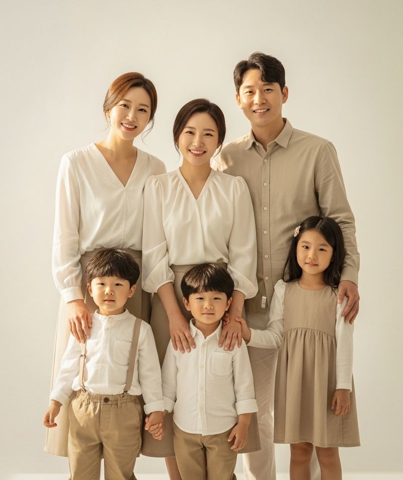 몽크사진관 가족사진 샘플 6