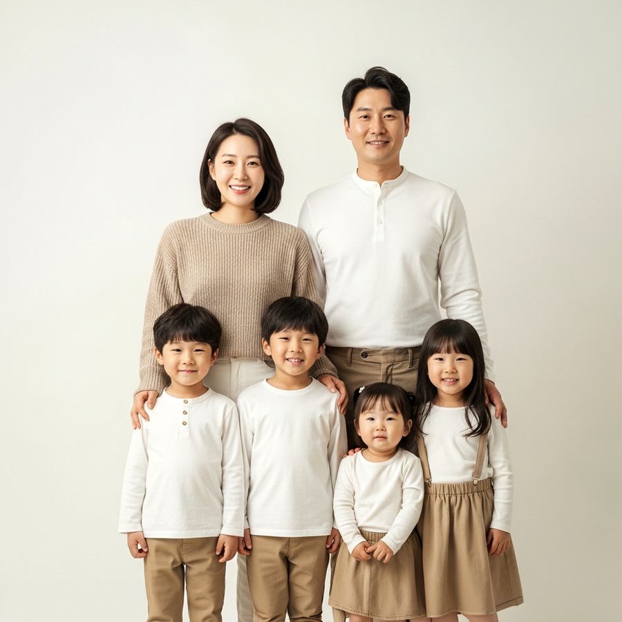 몽크사진관 가족사진 샘플 7